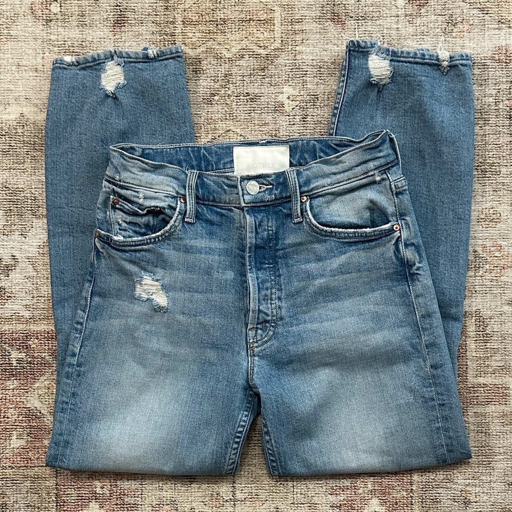 MOTHER Superior The Tom Cat Jeans In The Confession Wash